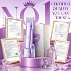 5-in-1 Bikini Trimmer for Women, Gifts for Women, Grooming Kit (Metallic Purple)