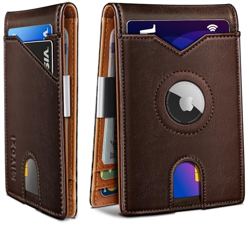 Airtag Wallet for Men (Burnt Umber007)