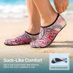 Water Shoes for Women Men Quick (7-8 Women/6-7 Men / Paisley Pink)