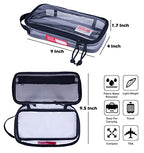 Rough Enough Clear TSA Approved Toiletry Bag Small Travel Shaving Kit Pouch (Clear)