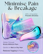 Detangling Comb & Brush Set for Girls (Mermaid)