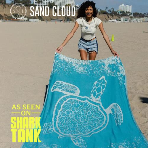 Turkish Beach Towel (X-Large / Crush Turtle Teal)