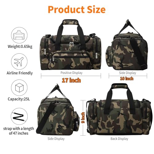 17 inch Small Duffle Bag (Camo / 17 inch)
