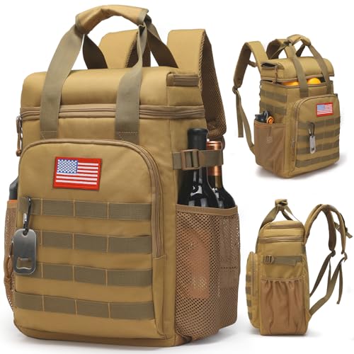 Tactical Backpack Cooler (Brown)