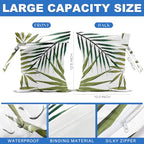 Beach Bags Wet Bag for Swimsuit (Small Palm Leaves)