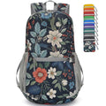 Lightweight Packable Backpack (20L / D-royal Blue Floral)