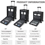 PC Hardside Carry On Luggage (A-Jet Black / 20.8")
