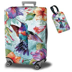 Luggage Cover Suitcase Protector + Tag (Color Hummingbirds / XL)
