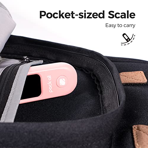 Digital Luggage Scale for Travel (Pink)