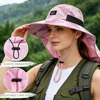 Outdoor Sun Hat for Men Women (1pack-camo Pink)
