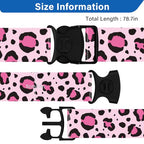 Luggage Straps for Suitcases (Pink Leopard)