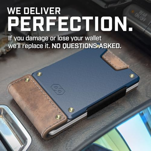 Slim Minimalist Wallets for Men (Classic Brown)