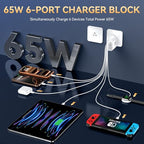 USB C Fast Charger Block (White-2Pack)