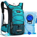 Hydration Backpack with 3L Water Bladder (Matte Emerald)