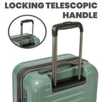 Rails Expandable Hardside Upright Suitcase with 360° Spinner Wheels (Sage / Medium Checked)