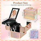 Makeup Case Organizer (Colorful Pink)