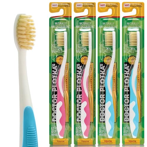 Soft Flossing Manual Toothbrush (Pink/Blue)