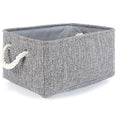 Large Storage Bins (Grey / Large - 15.7Lx11.8Wx8.3H)