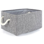 Large Storage Bins (Grey / Large - 15.7Lx11.8Wx8.3H)