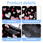 Luggage Cover Washable Suitcase Protector Anti (Heart-2 / S(fits 20-22inch suitcase))