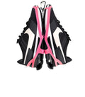 Shoe Holster For Backpack with Clip Hanger. Footwear Holder with a Carabiner for Sneakers (Pink / Extra Large)
