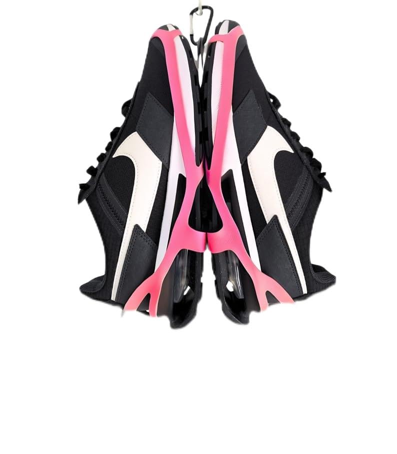 Shoe Holster For Backpack with Clip Hanger. Footwear Holder with a Carabiner for Sneakers (Pink / Extra Large)