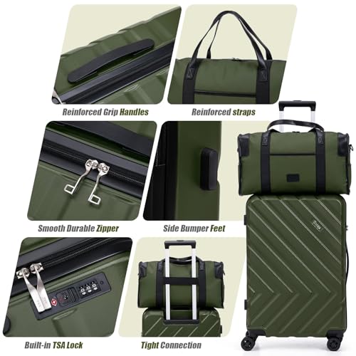 ABS+PC Luggage Sets 5 Piece (5piece / Mango Yellow)