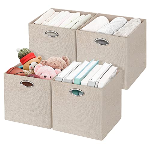 Storage Cubes (12×12×12/4pcs / Beige)