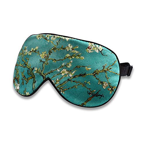 Mulberry Silk Sleep Mask (Van Gogh - the Tree of Life)