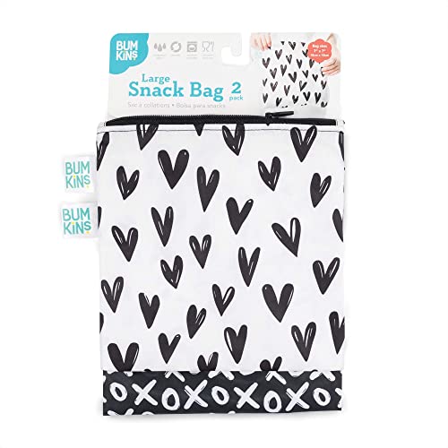 Reusable Sandwich and Snack Bags (A2 XOXO & Hearts-Lg)
