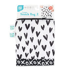 Reusable Sandwich and Snack Bags (A2 XOXO & Hearts-Lg)