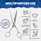Professional Scissors 6.5" Korean Convex Edge Blade (Hair Cutting Scissors / KOREAN CONVEX EDGE 6.5")