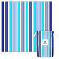 Quick Dry Microfiber Beach Towel (Wow Ocean / Family Size 72x72")