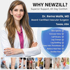 Copper Compression Dress Socks for Women & Men (Small-Medium / [3-pairs] Black/Blue/Brown)