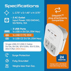 Universal Travel Adapter (White)