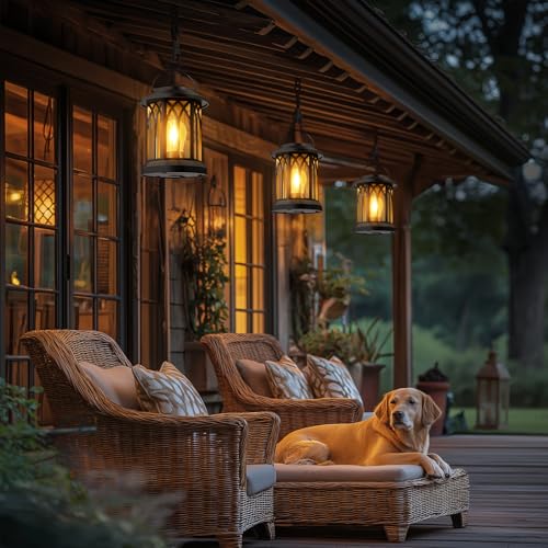 6 Pack Solar Lanterns Outdoor Waterproof (6 Pack)