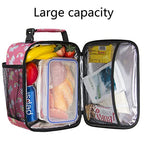 Lunch Box Insulated Lunch Bags (Pink/Unicorn)