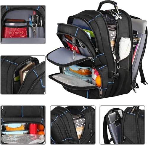 Lunch Bag Backpack (Blue-rfid)