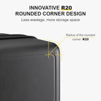 Small Carry on Luggage Airline Approved (Black / Small Carry-On 18 Inch)