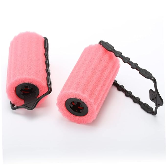 FRCOLOR Sponge Roller Hair Curling Stick 12Pcs Soft Foam Diy Hair Styling Tools Portable Hairdressing Accessories for Women Girls