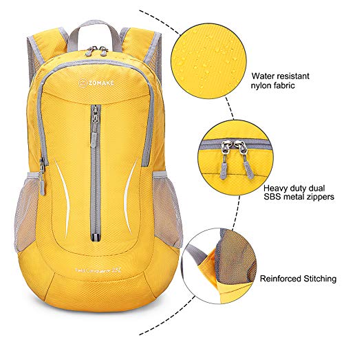 Lightweight Packable Backpack 25L (25L / Yellow a)