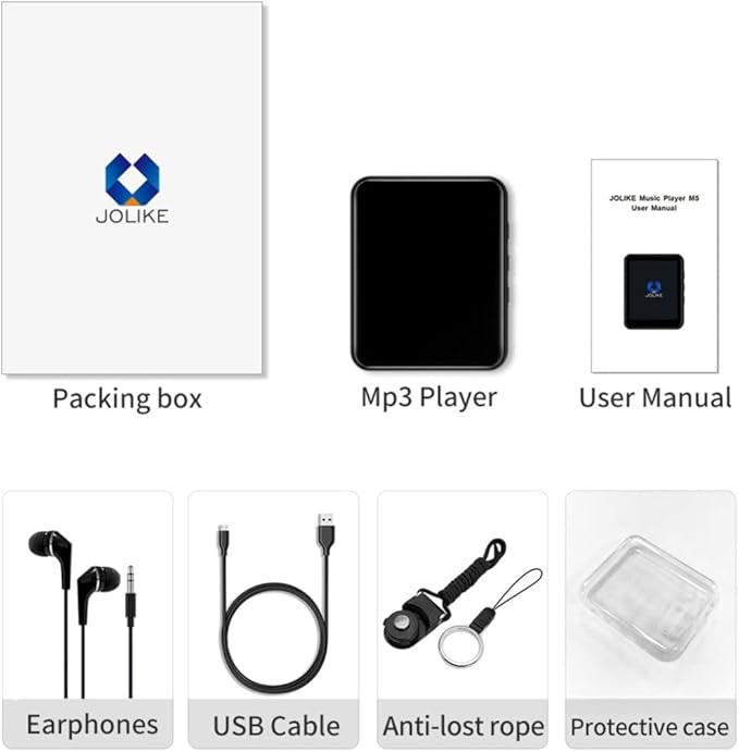 64GB MP3 Player Bluetooth 5.3 Touch Screen Music Player Portable mp3 Player - Image 6