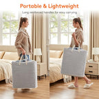 100L Large Laundry Baskets (Grey / 100L)