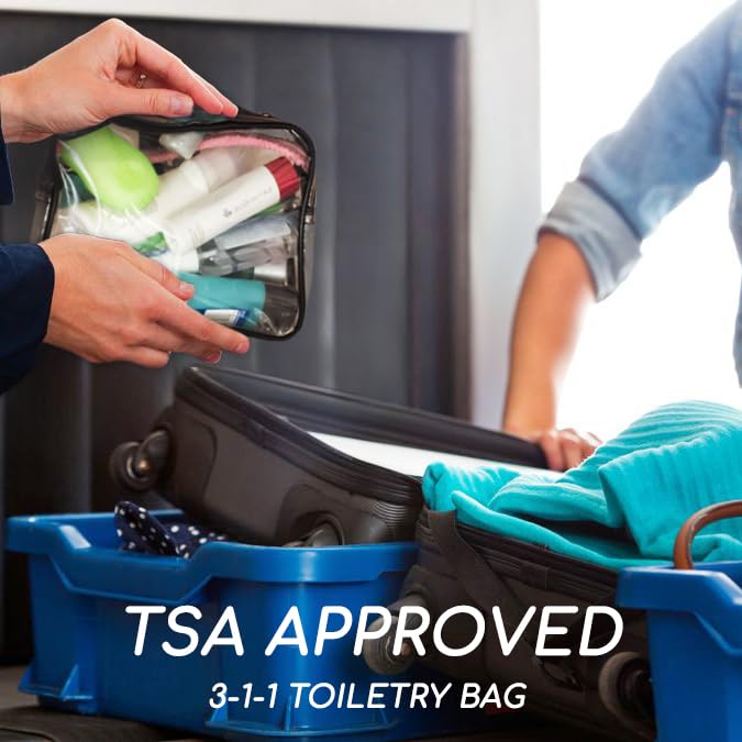 TSA Approved Toiletry Bag 3 (Black)