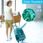 Kids Luggage for Boys (Green Dinosaur03)
