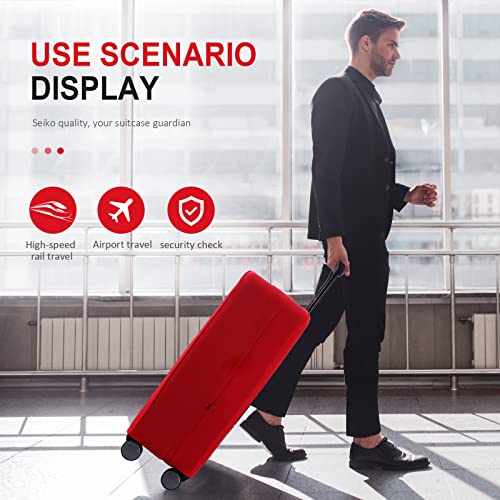 Travel Luggage Cover (Red / 26-27 inch)