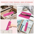 Oversize Silicone Heat Resistant Mat for Hair Tools (Hotpink)