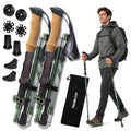 Trek Z Hiking Trekking Poles (Cork Green / 115–135 cm (for Height: 5’5” to 6’5”))