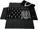 Velvet Travel Jewelry Case Roll Bag Organizer - Image 2