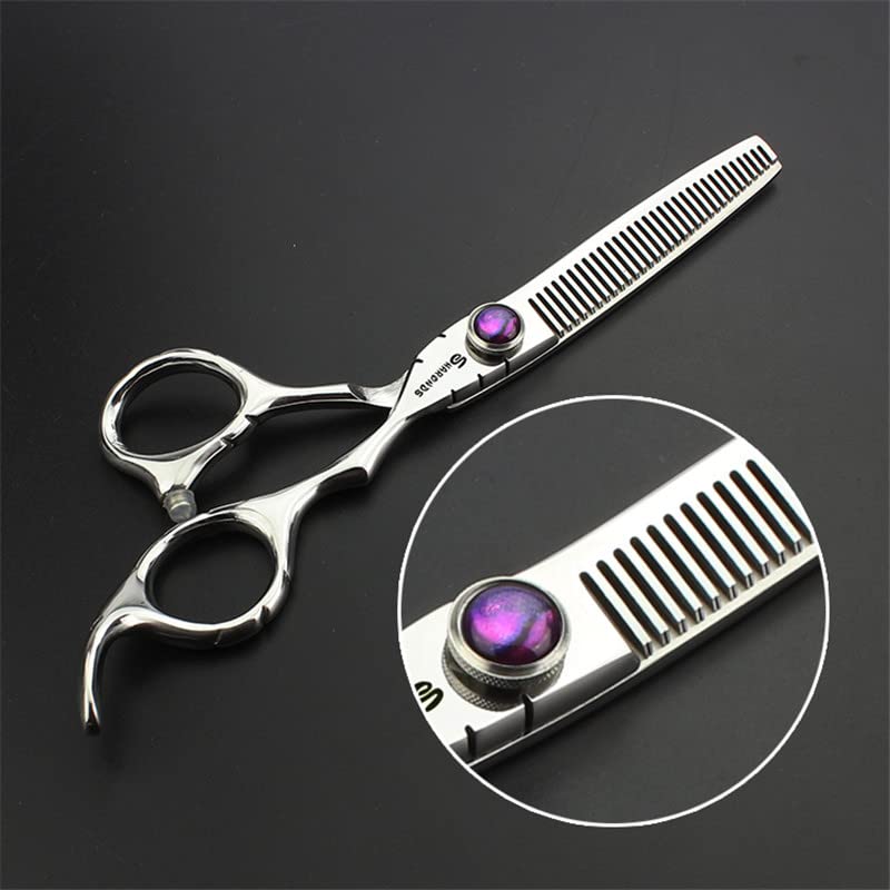 6 Inch 440C High Hardness Stainless Steel Hair Scissors Hair Salon Hair Stylist Cutting Thinning Tool Barber Special (6 Inch 3pc-b)